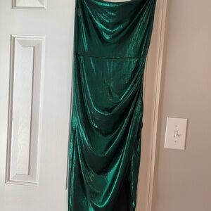 Emerald Green Evening Gown